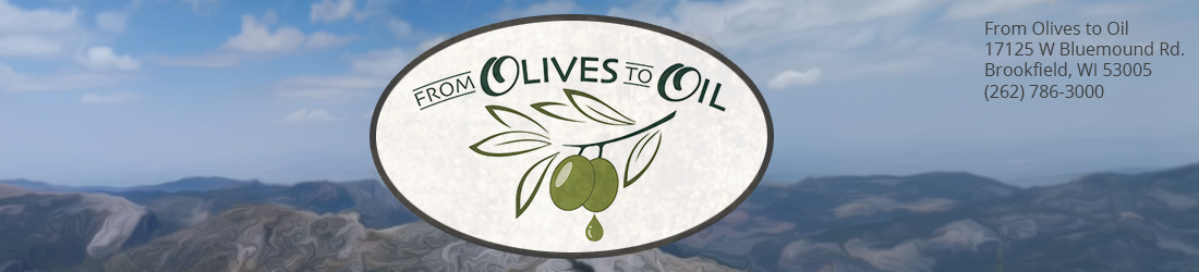 A sign that says, " a olives to oil ".